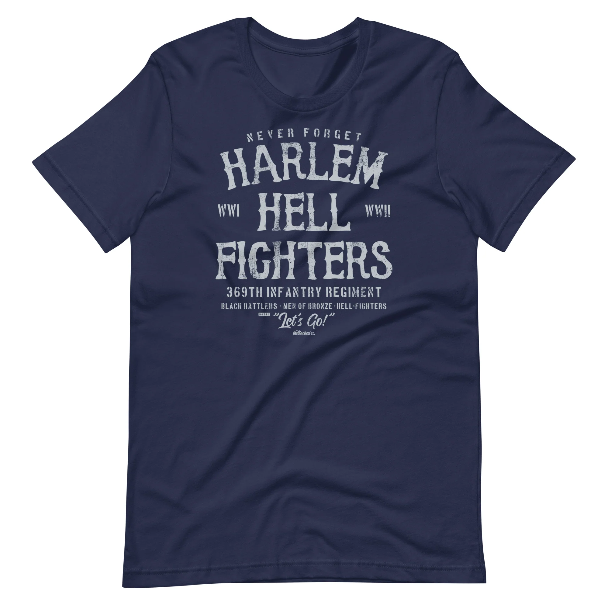 Harlem Hellfighters Black Soldiers World Wars I and II T-Shirt - Image 11