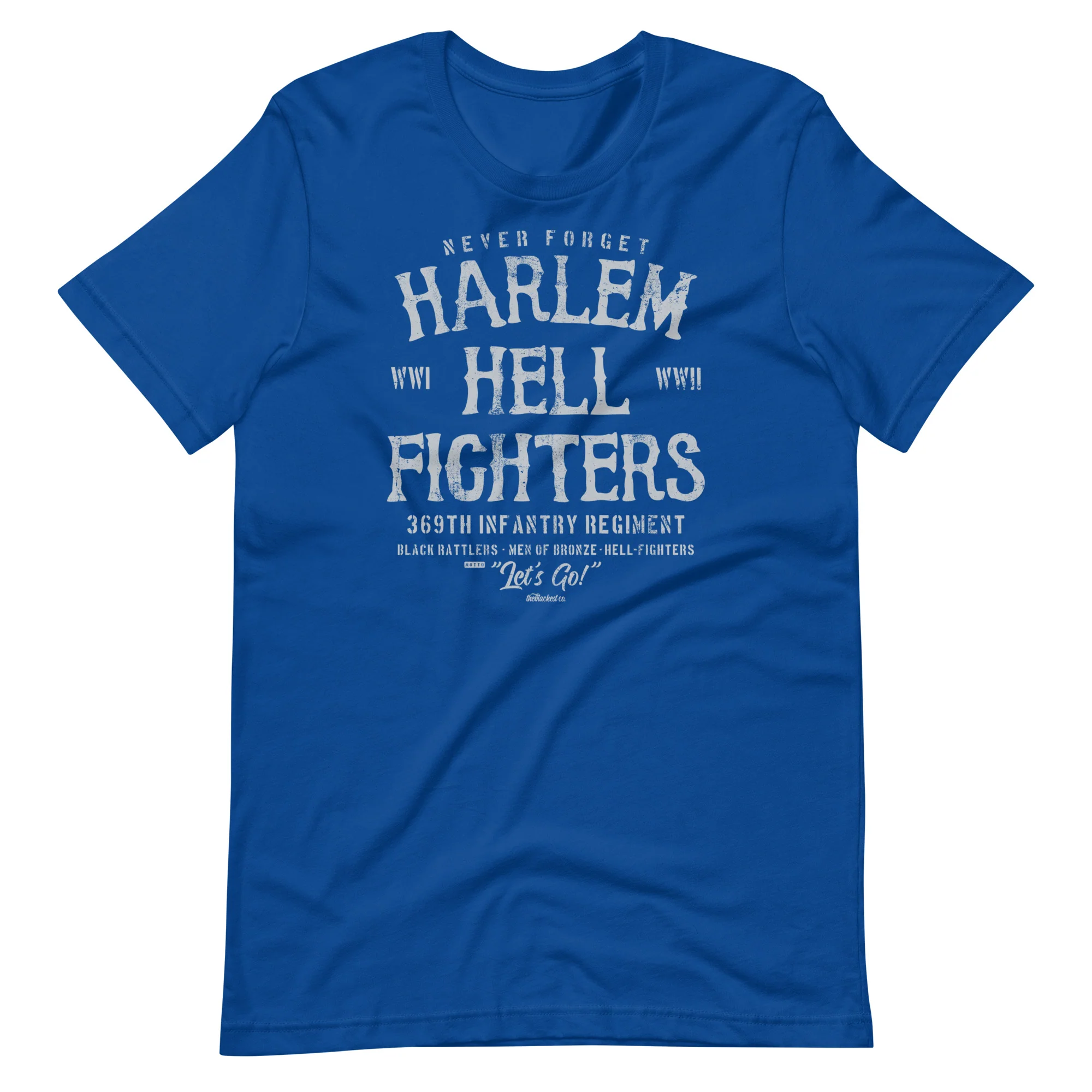 Harlem Hellfighters Black Soldiers World Wars I and II T-Shirt - Image 12