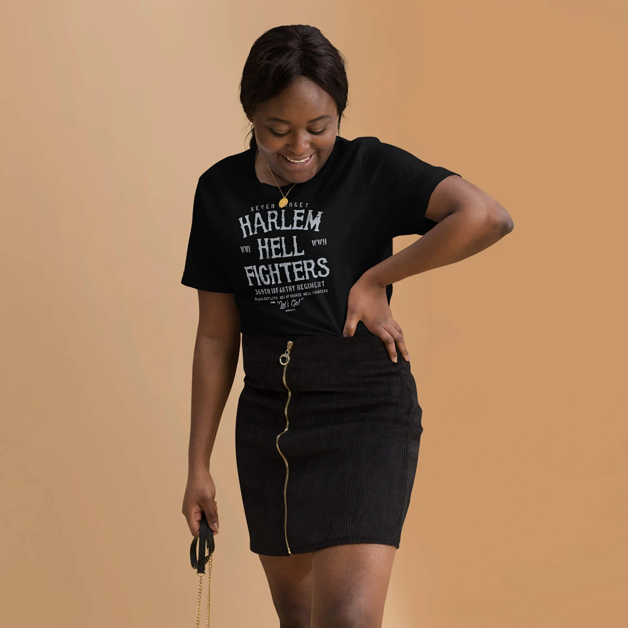 Harlem Hellfighters Black Soldiers World Wars I and II T-Shirt - Image 3