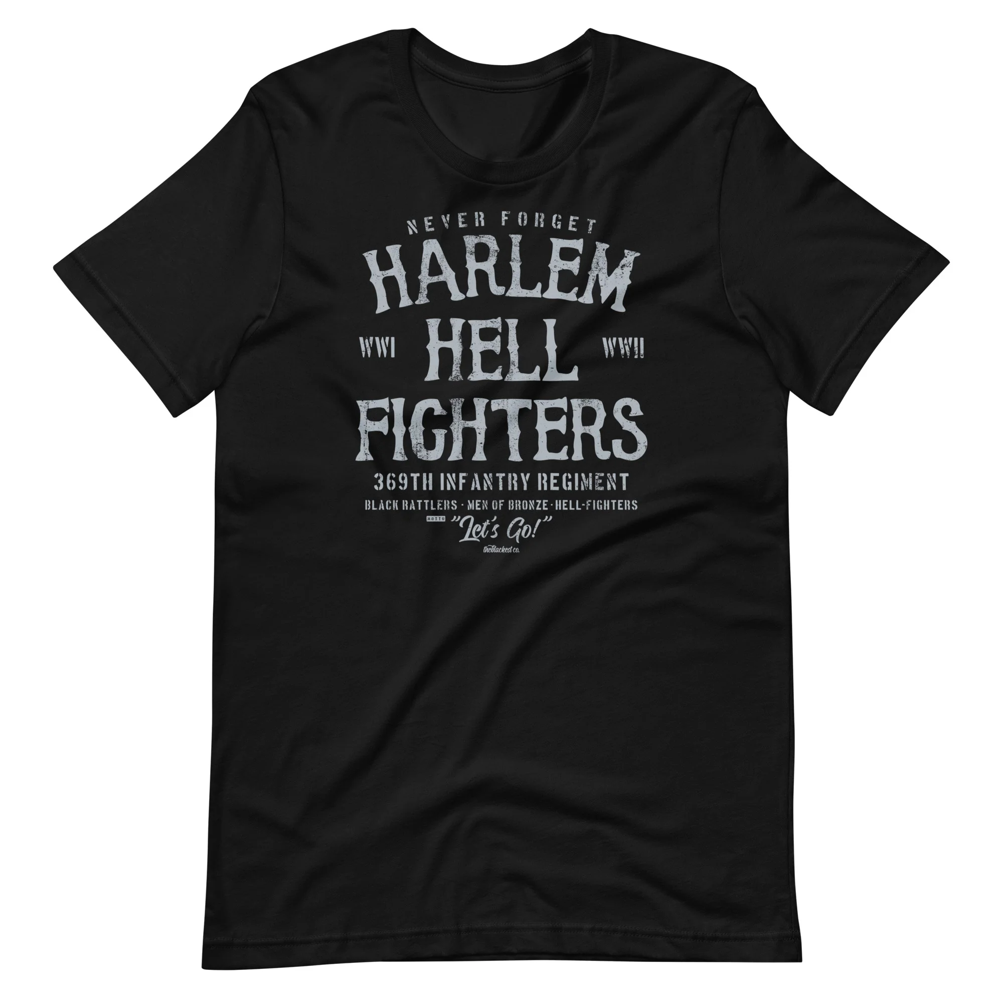 Harlem Hellfighters Black Soldiers World Wars I and II T-Shirt - Image 4