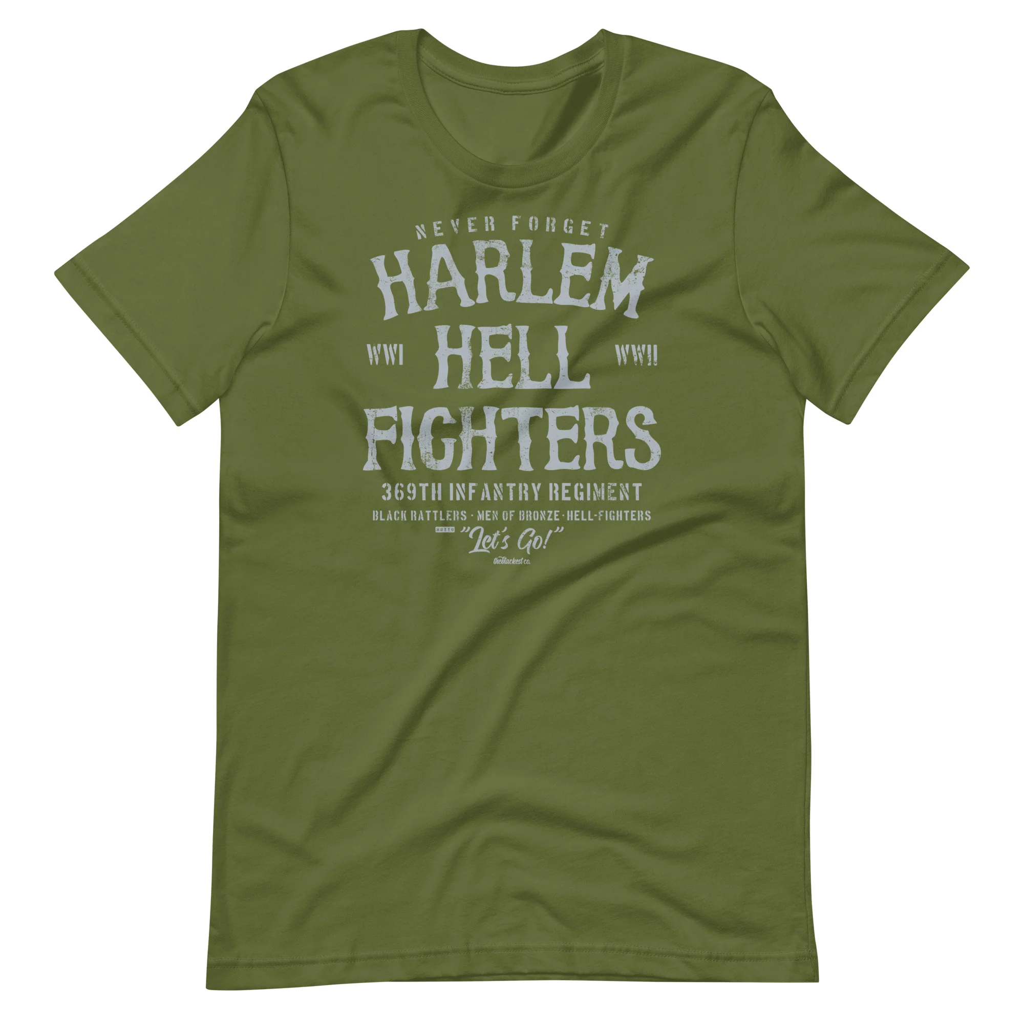 Harlem Hellfighters Black Soldiers World Wars I and II T-Shirt - Image 6