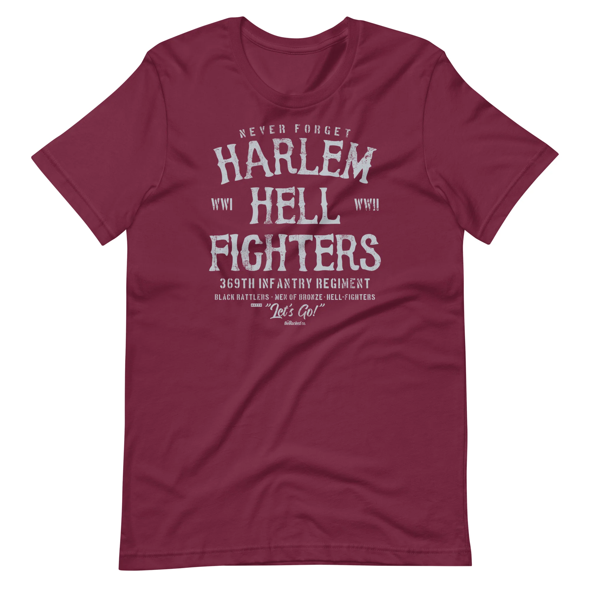 Harlem Hellfighters Black Soldiers World Wars I and II T-Shirt - Image 7