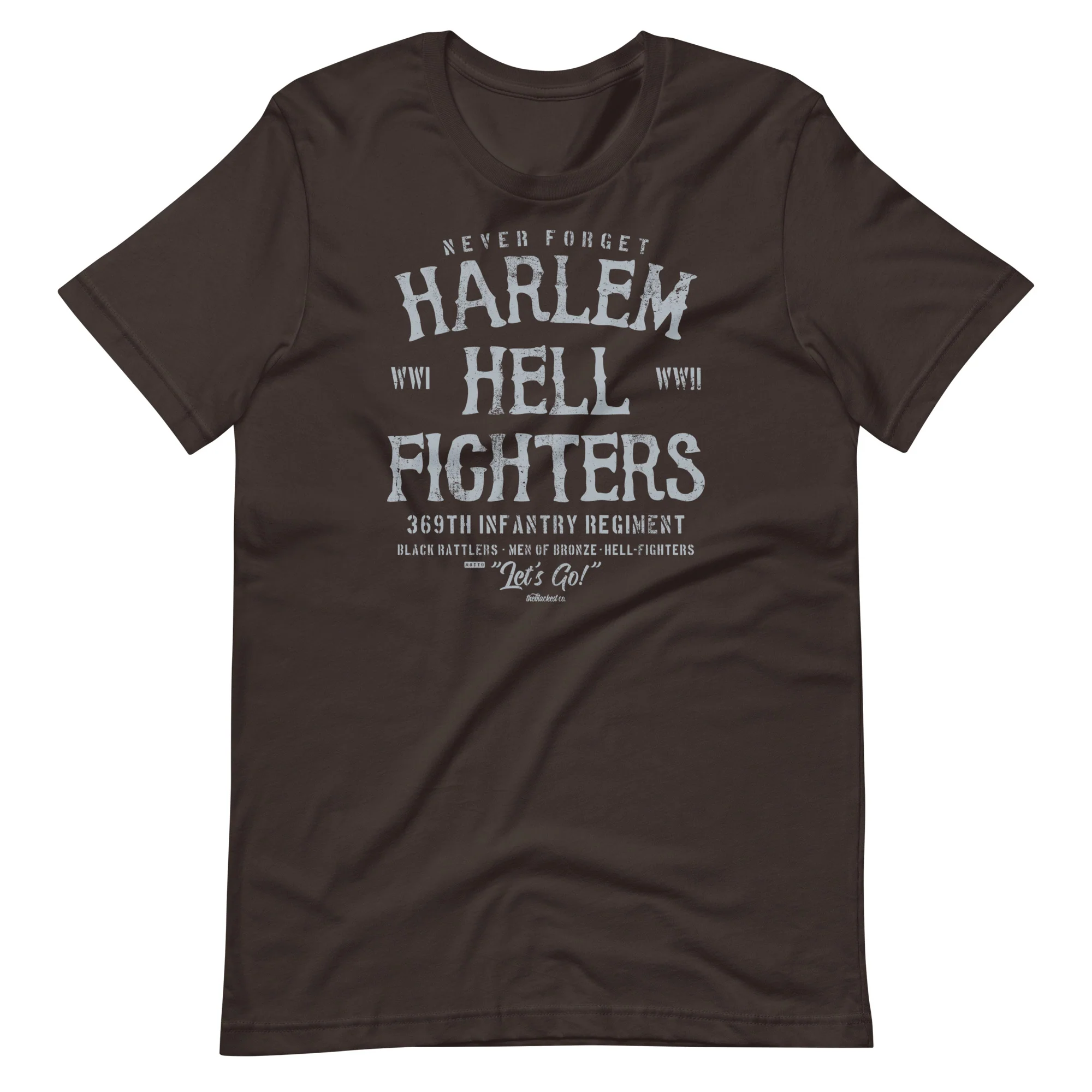 Harlem Hellfighters Black Soldiers World Wars I and II T-Shirt - Image 8