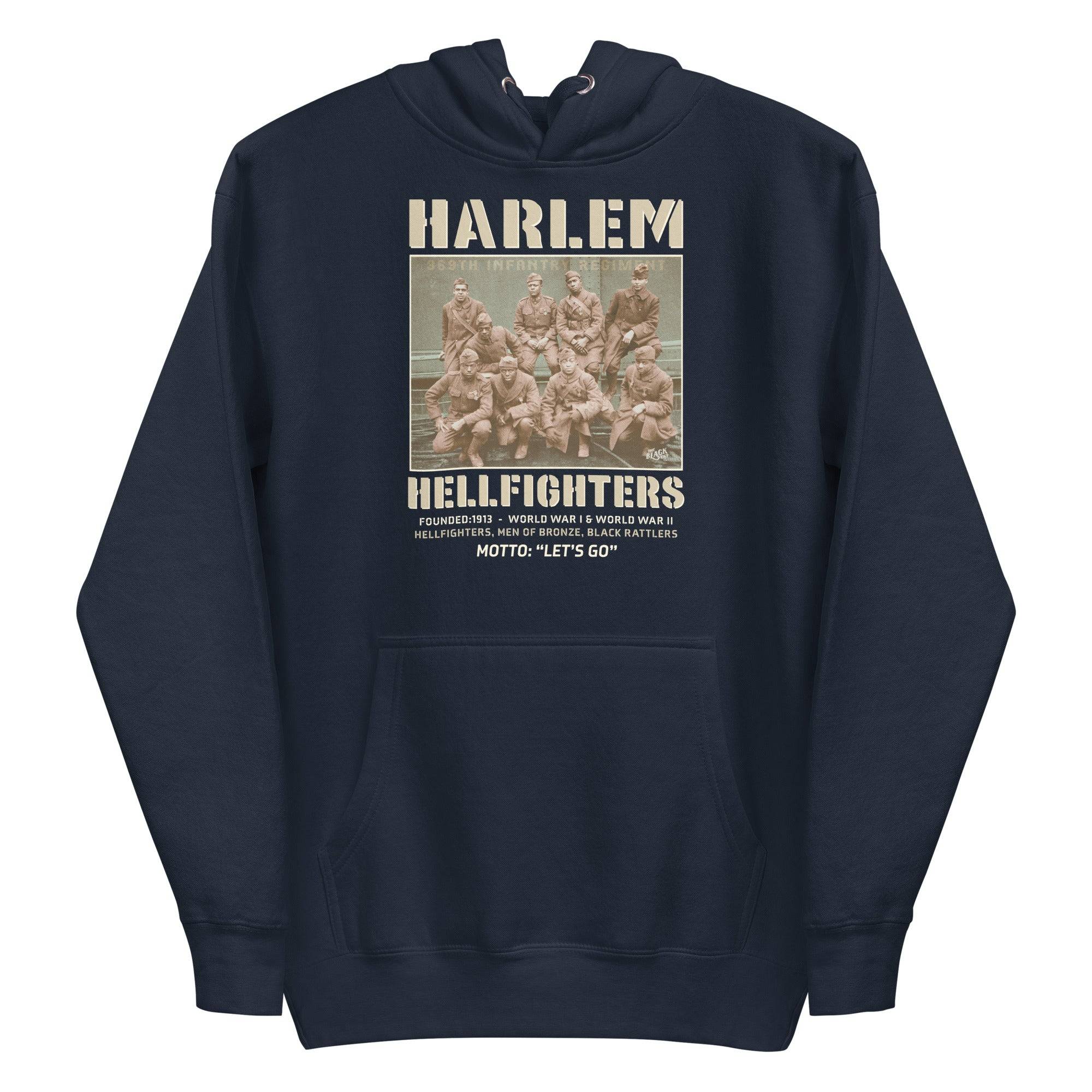 Harlem Hellfighters Black Soldiers Premium Hoodie - Image 7