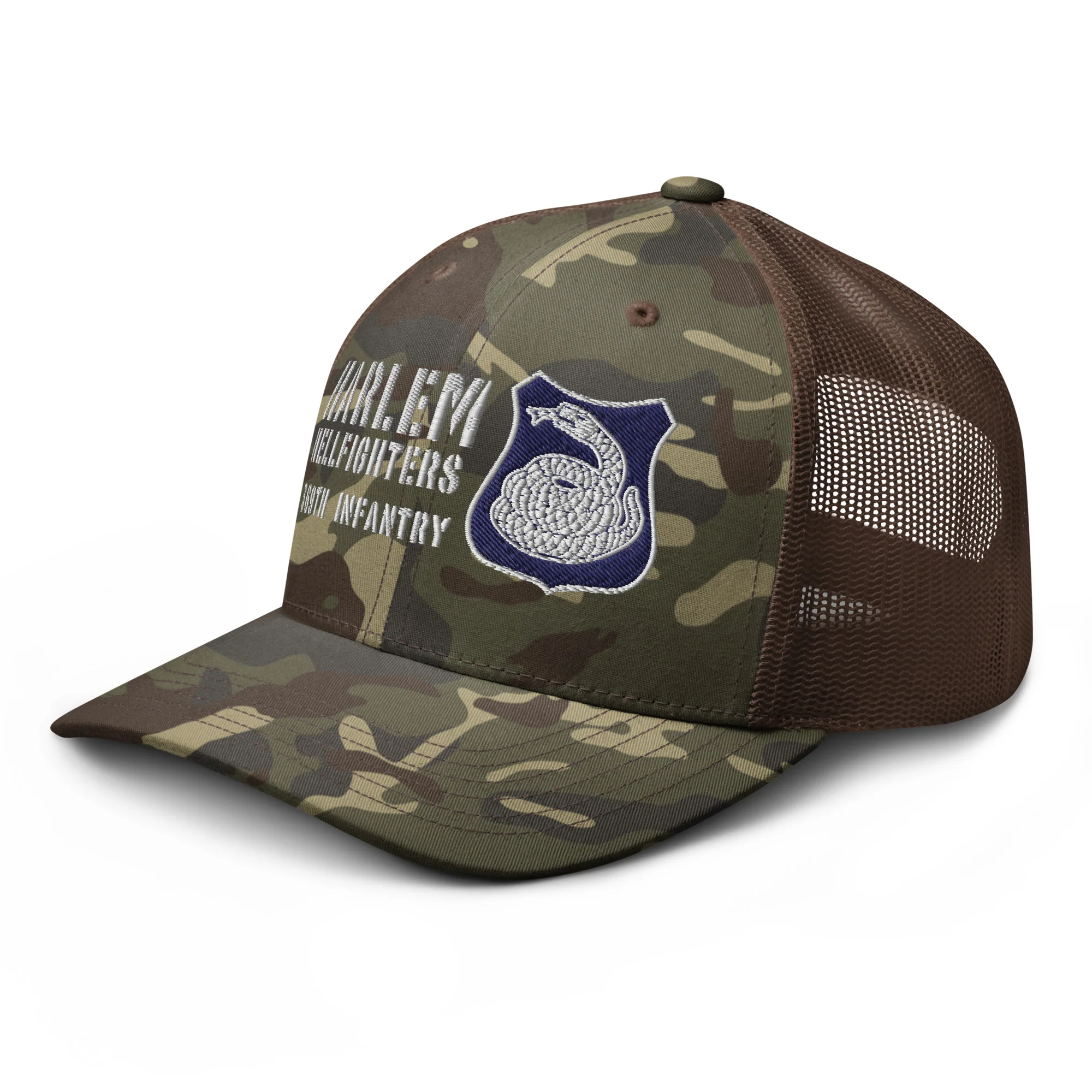 Harlem Hellfighters Camouflage Trucker Hat - Image 5
