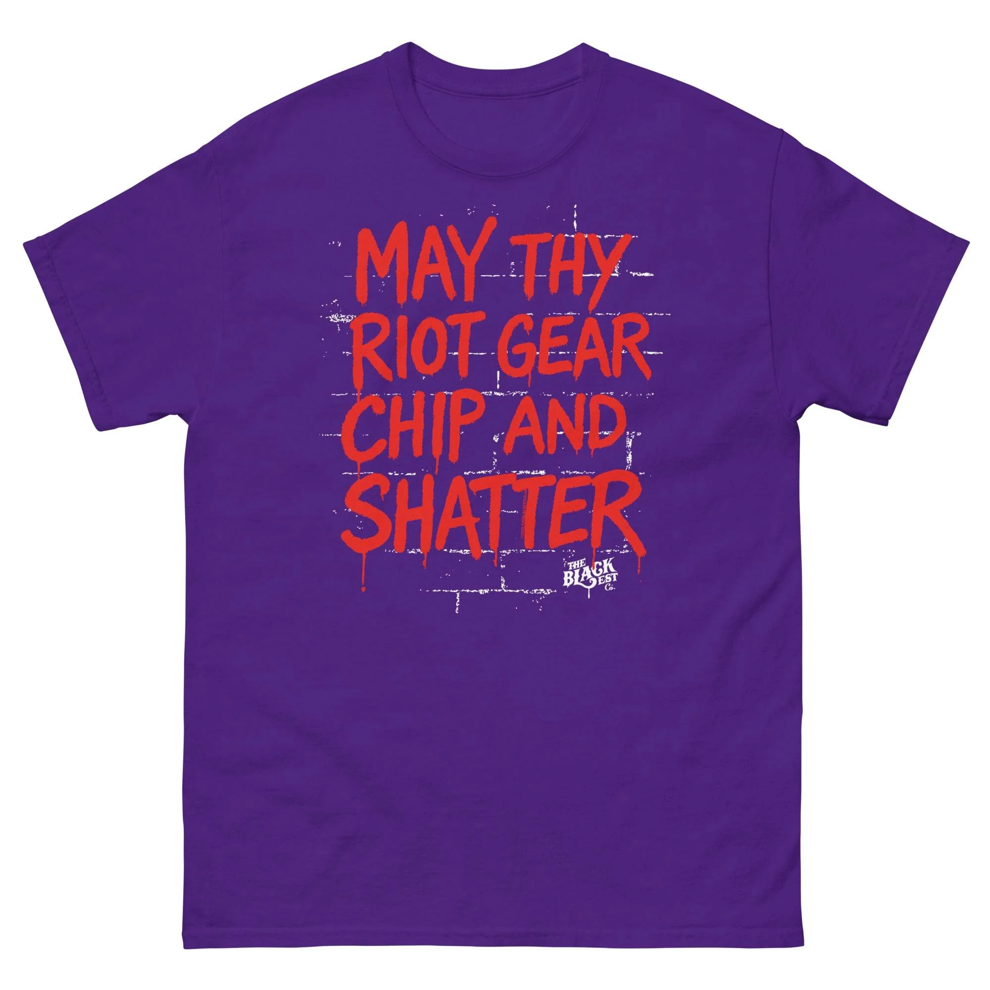 May Thy Riot Gear Chip And Shatter Staple T-Shirt - Image 5