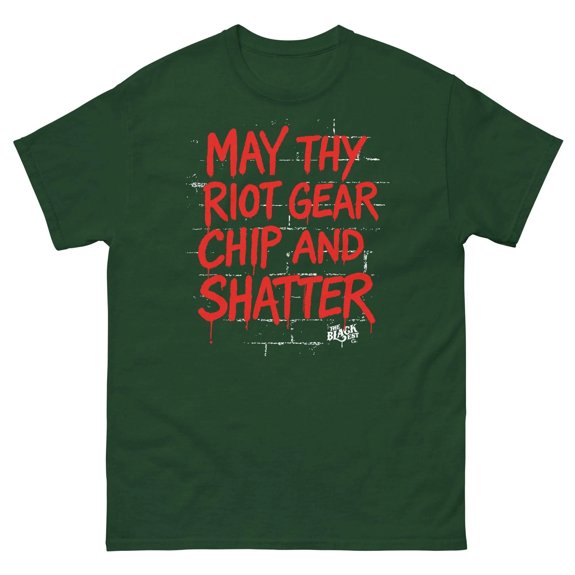 May Thy Riot Gear Chip And Shatter Staple T-Shirt - Image 6