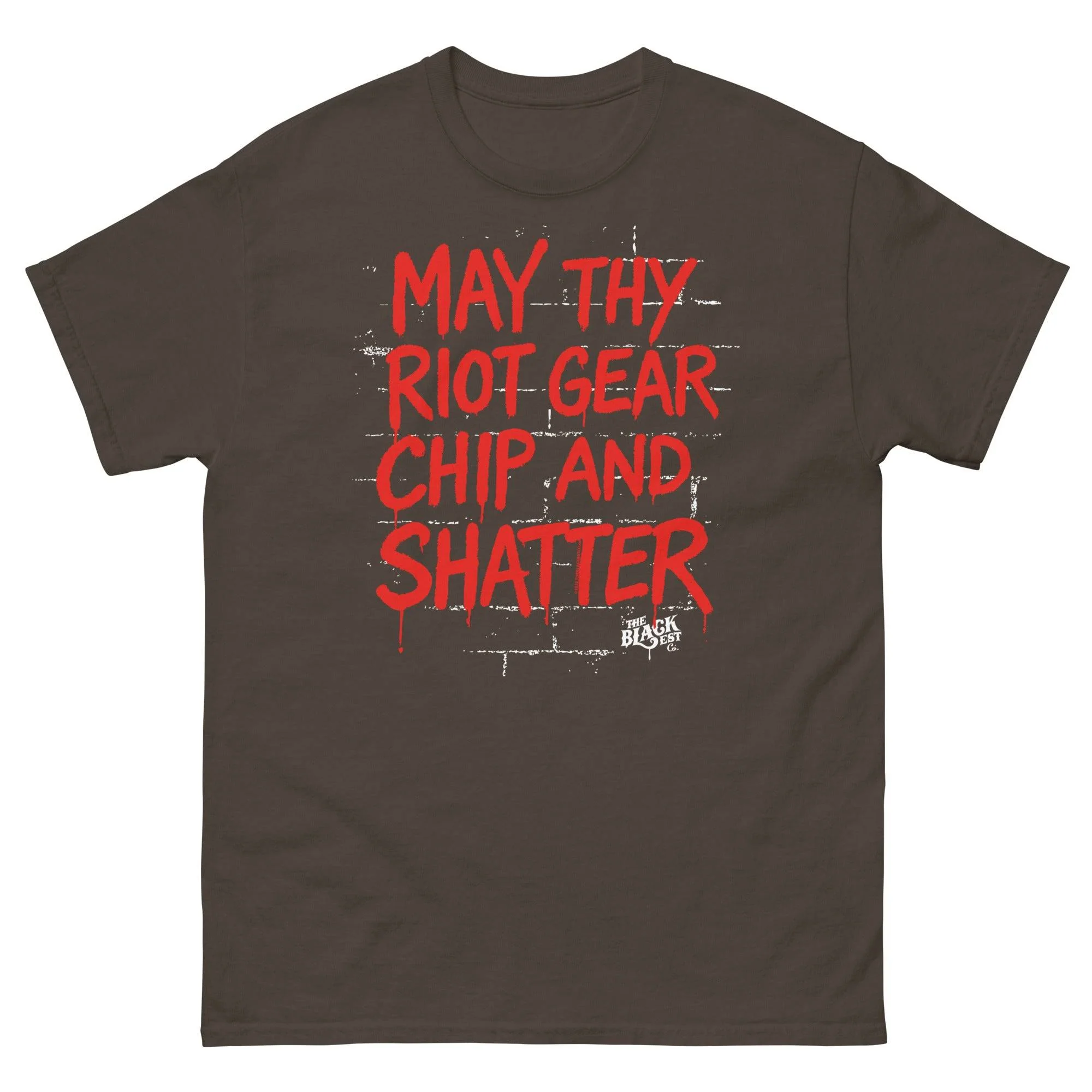May Thy Riot Gear Chip And Shatter Staple T-Shirt - Image 7