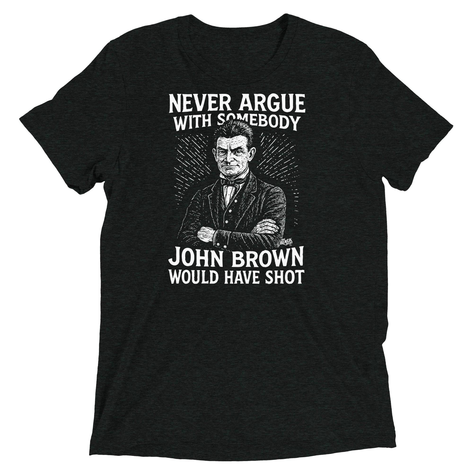 Never Argue John Brown Unisex Tri-Blend T-Shirt - Image 5