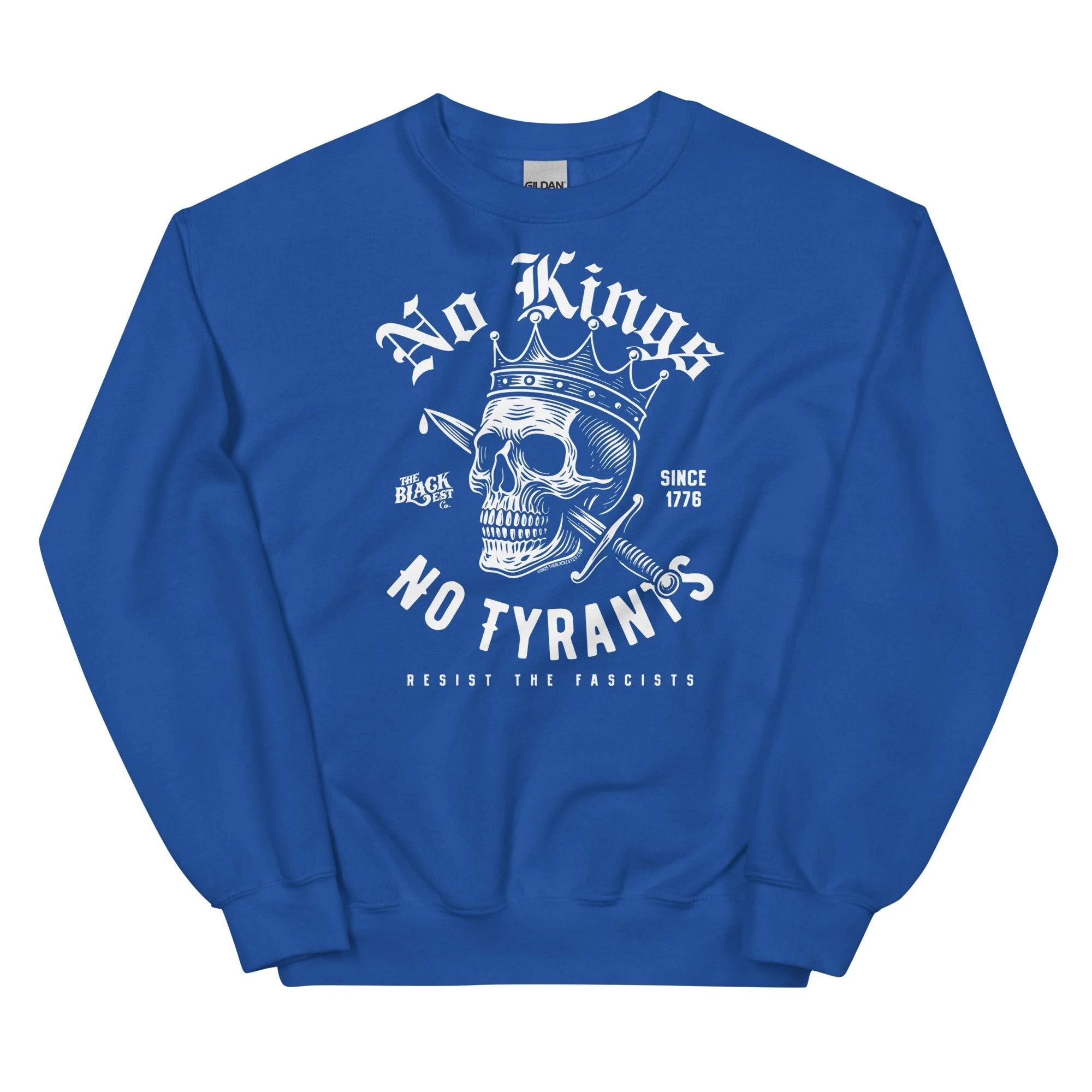 No Kings No Tyrants Skull Protest Sweatshirt - Image 10