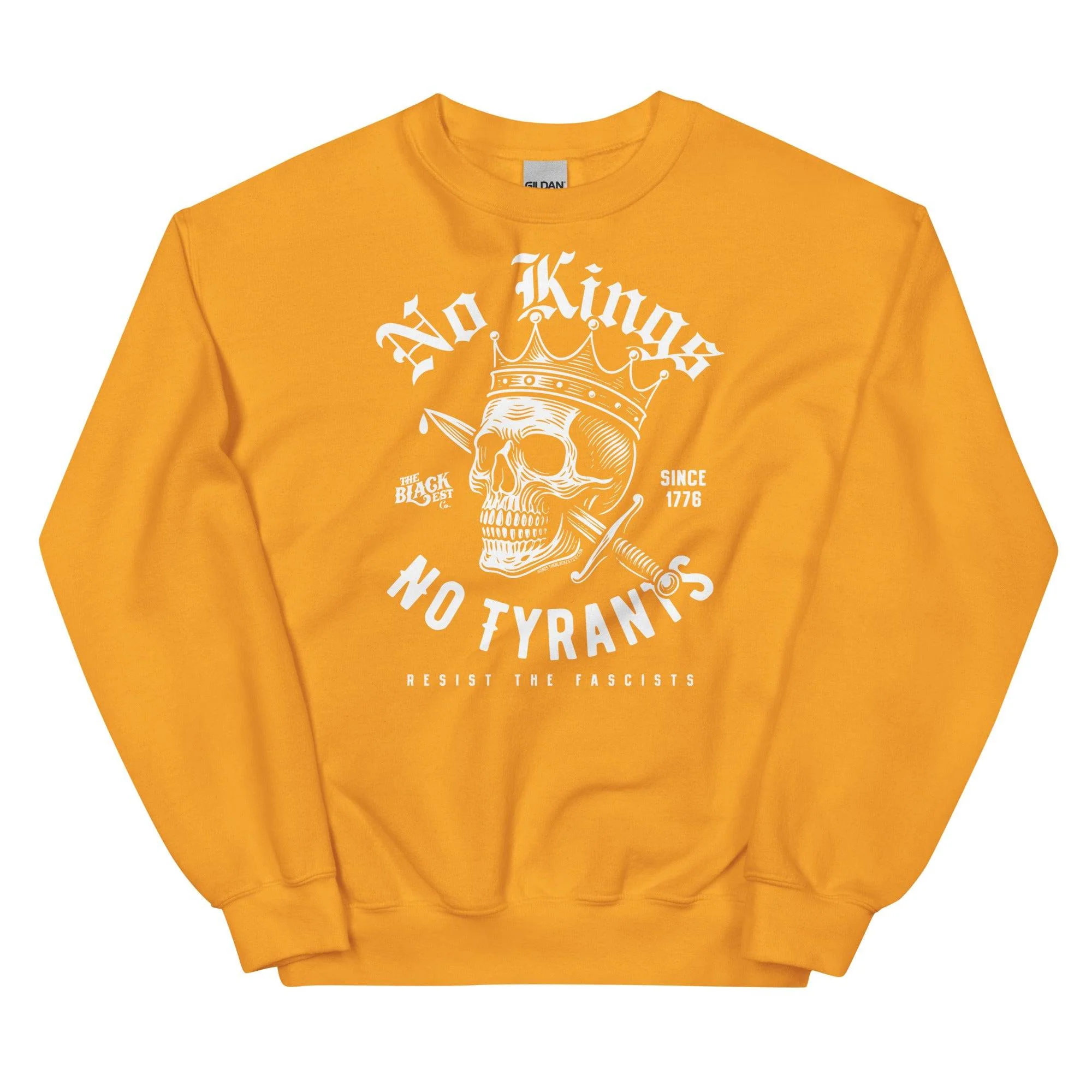No Kings No Tyrants Skull Protest Sweatshirt - Image 8