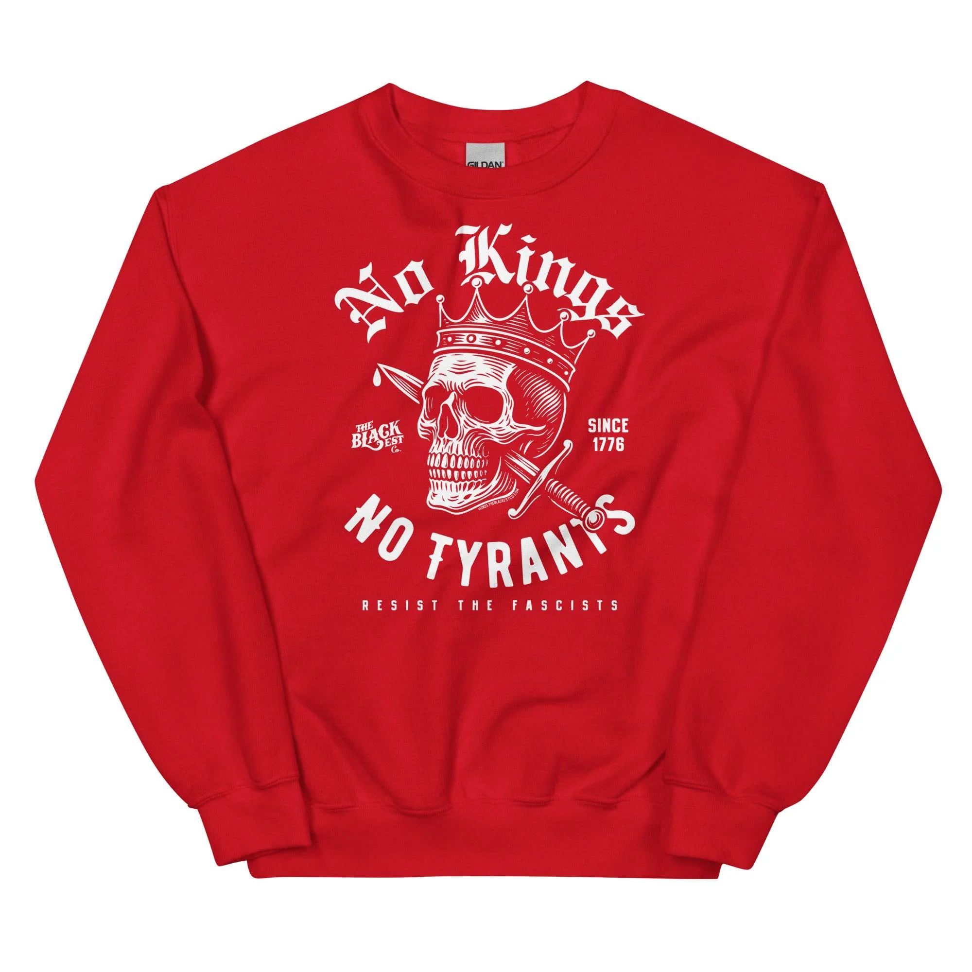 No Kings No Tyrants Skull Protest Sweatshirt - Image 9