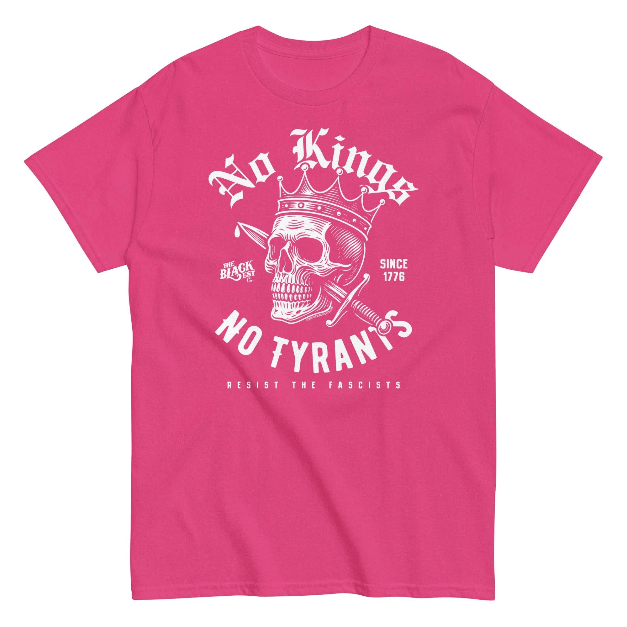 No Kings No Tyrants Skull Protest T-Shirt by TheBlackest Co. - Image 10