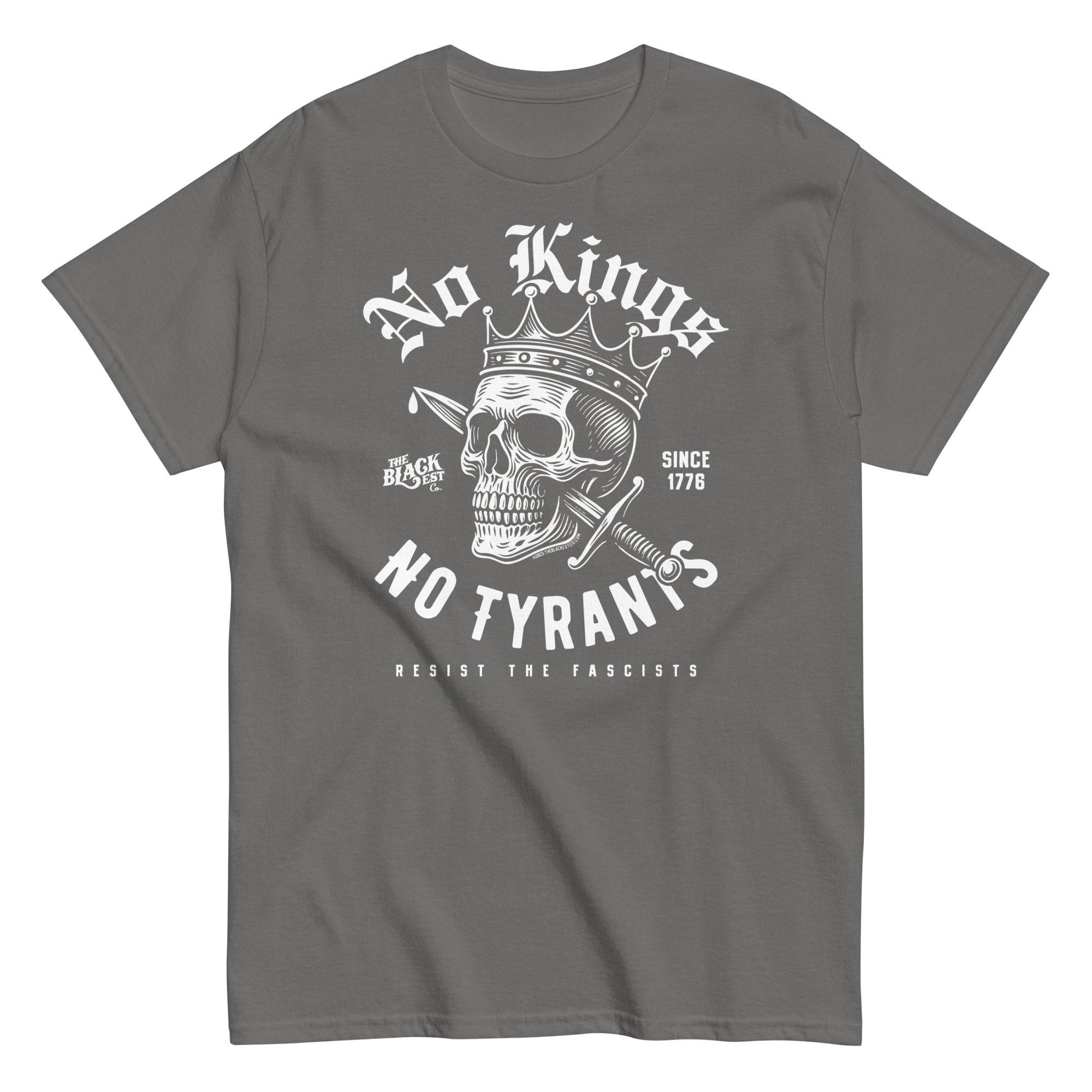 No Kings No Tyrants Skull Protest T-Shirt by TheBlackest Co. - Image 11