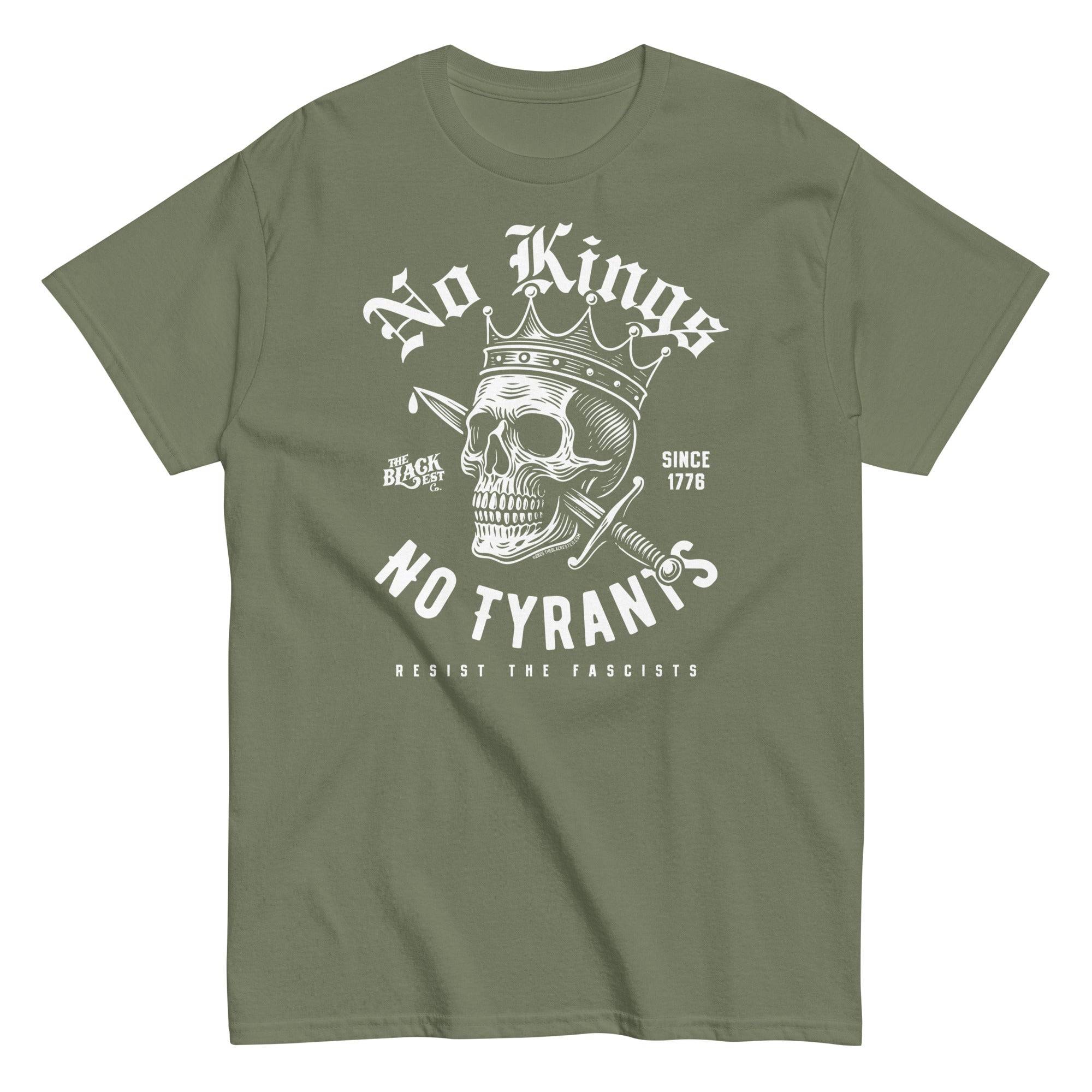 No Kings No Tyrants Skull Protest T-Shirt by TheBlackest Co. - Image 12