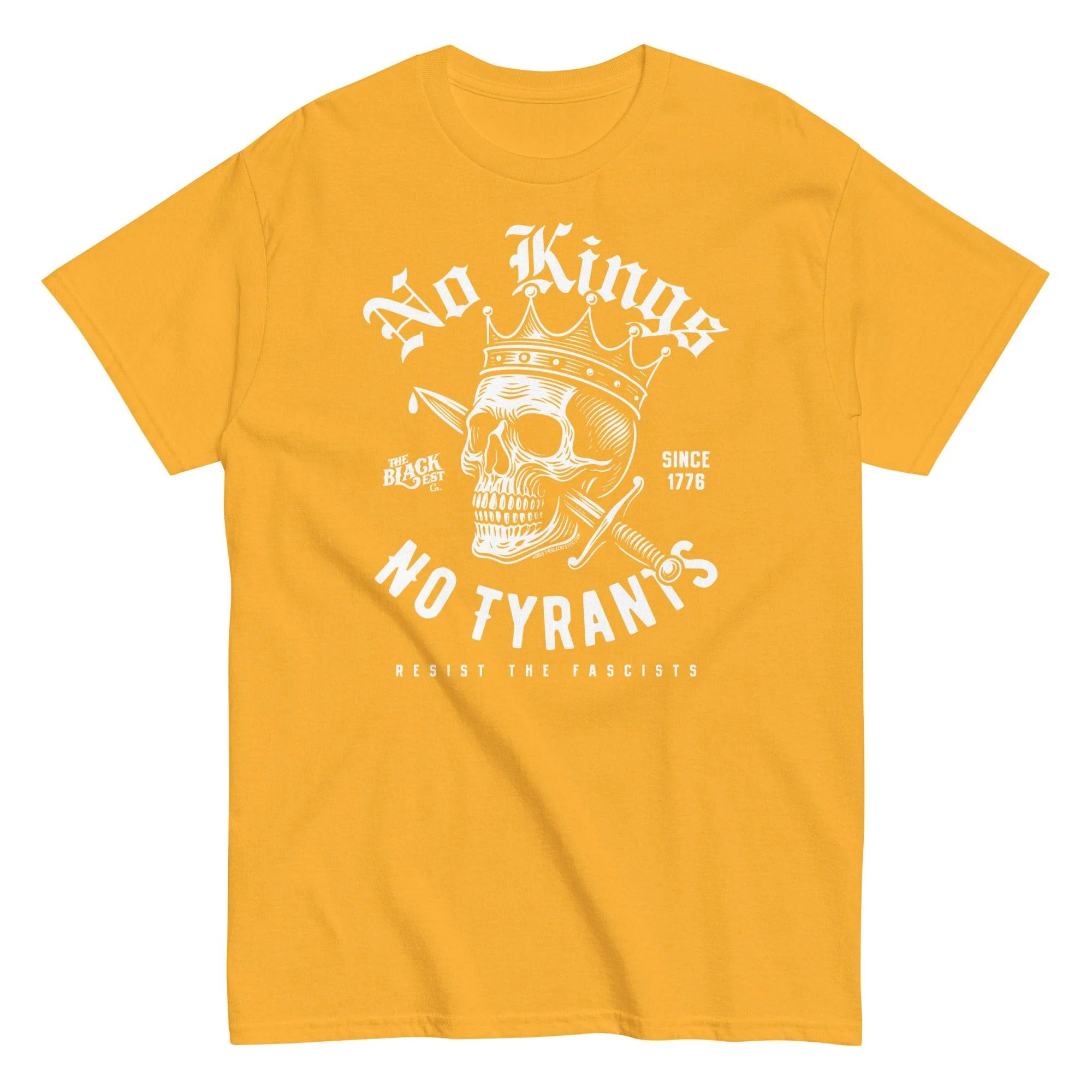 No Kings No Tyrants Skull Protest T-Shirt by TheBlackest Co. - Image 13