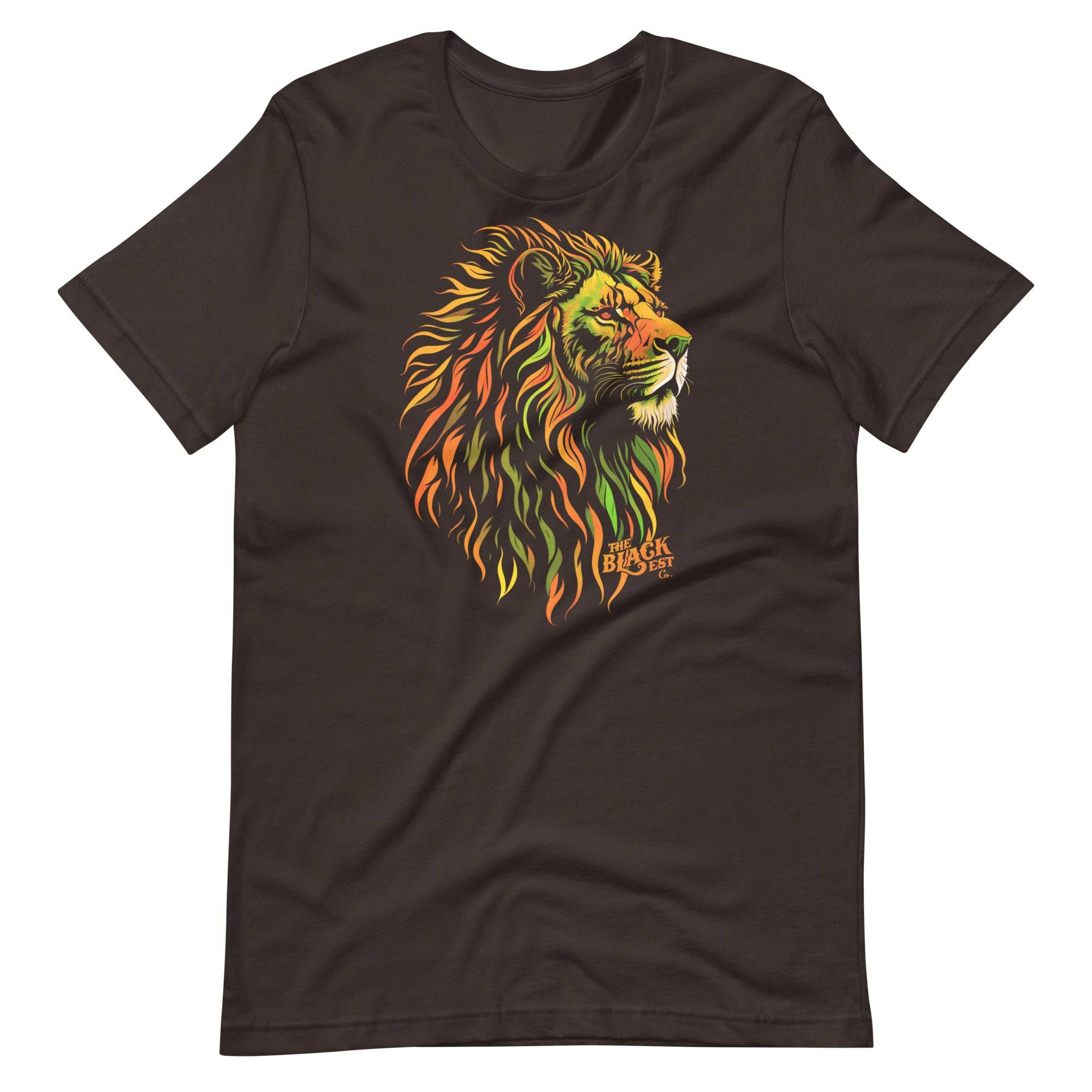 Pan-African Lion Head Unisex T-Shirt - Image 4