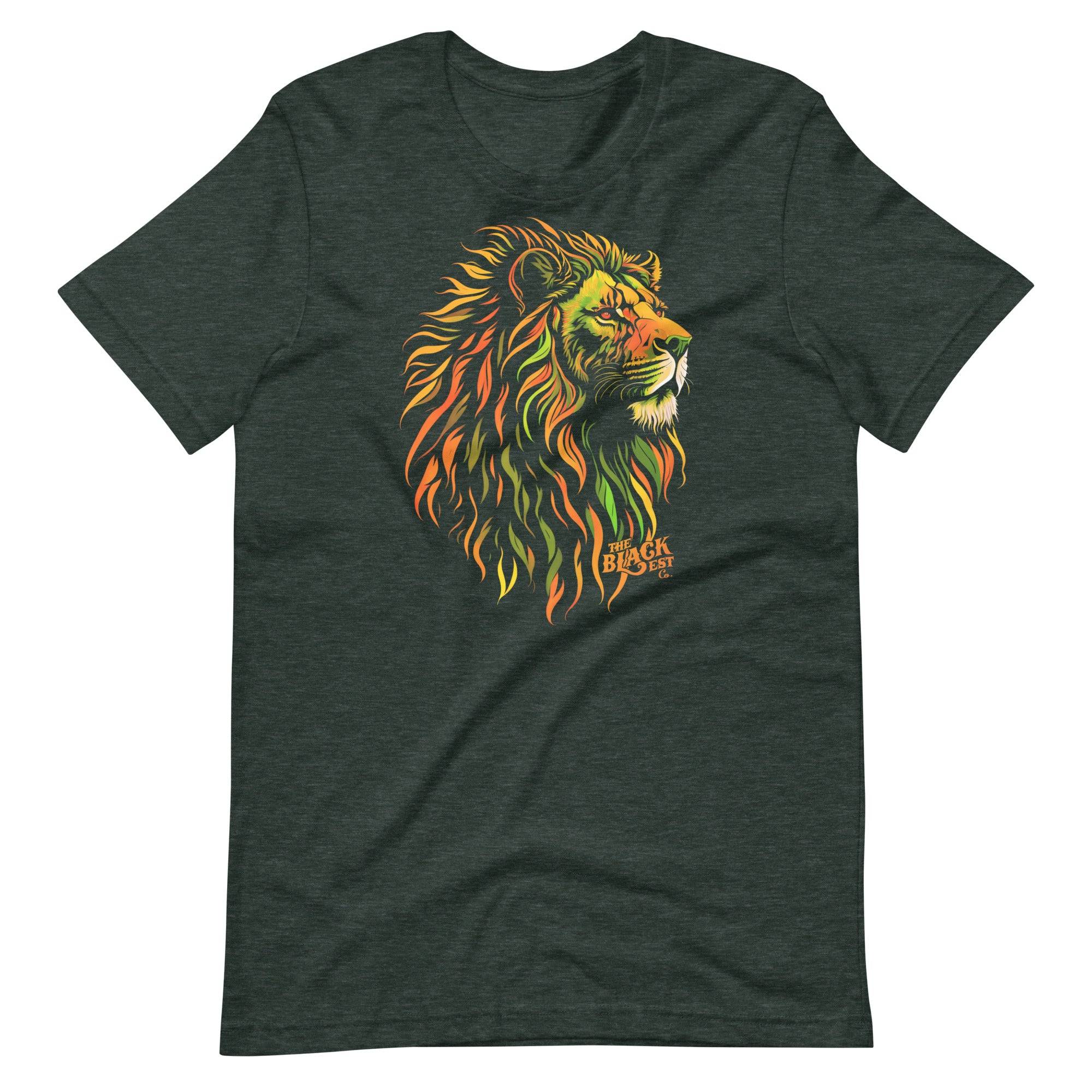 Pan-African Lion Head Unisex T-Shirt - Image 5