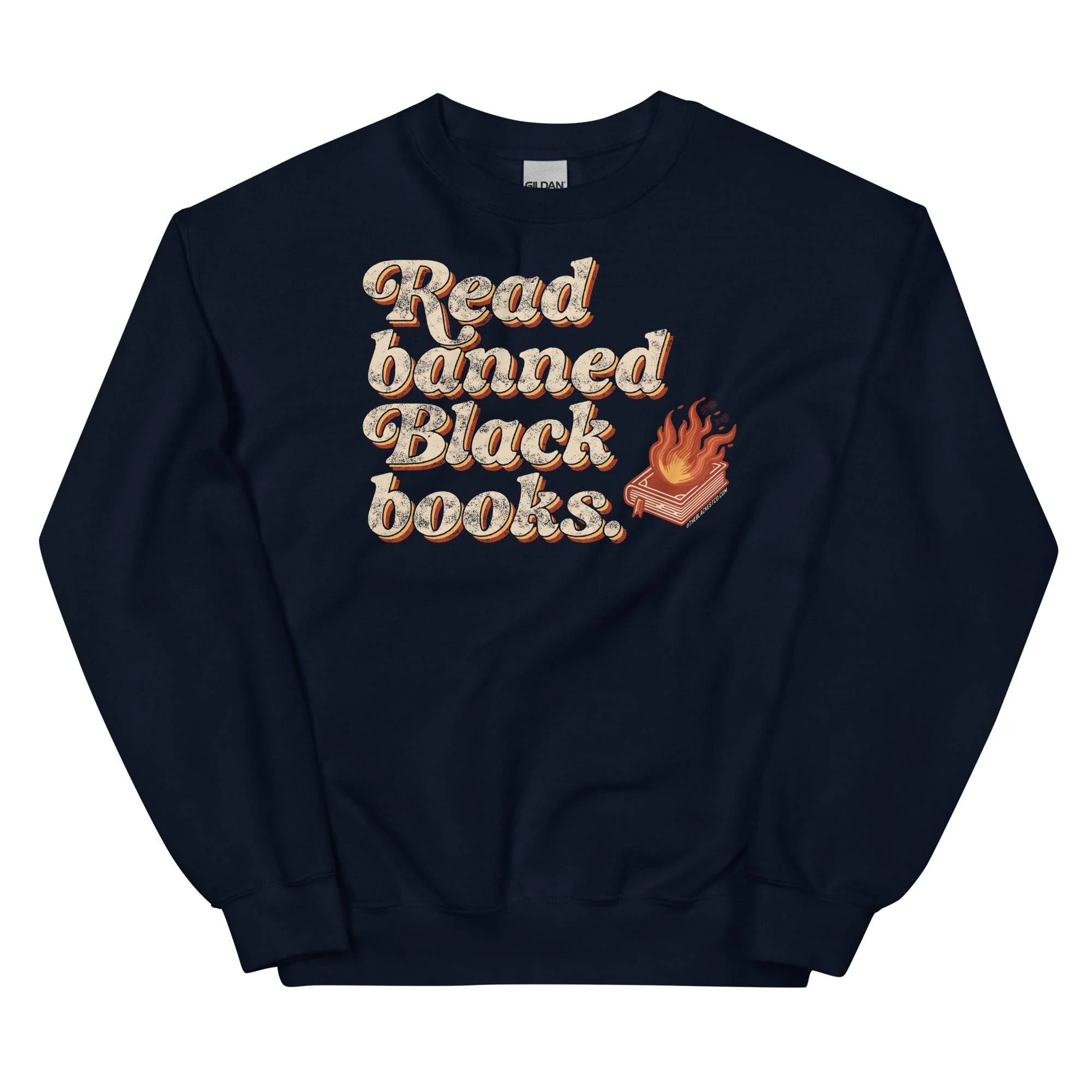 Read Banned Black Books Unisex Sweatshirt - Image 4