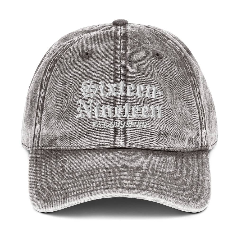 Sixteen-Nineteen Vintage Cotton Twill Cap - Image 11