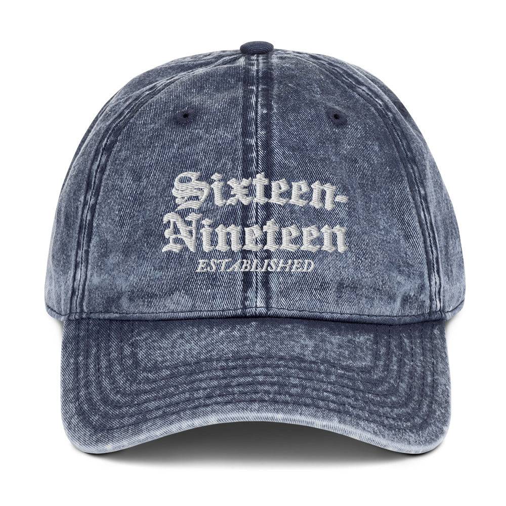 Sixteen-Nineteen Vintage Cotton Twill Cap - Image 9