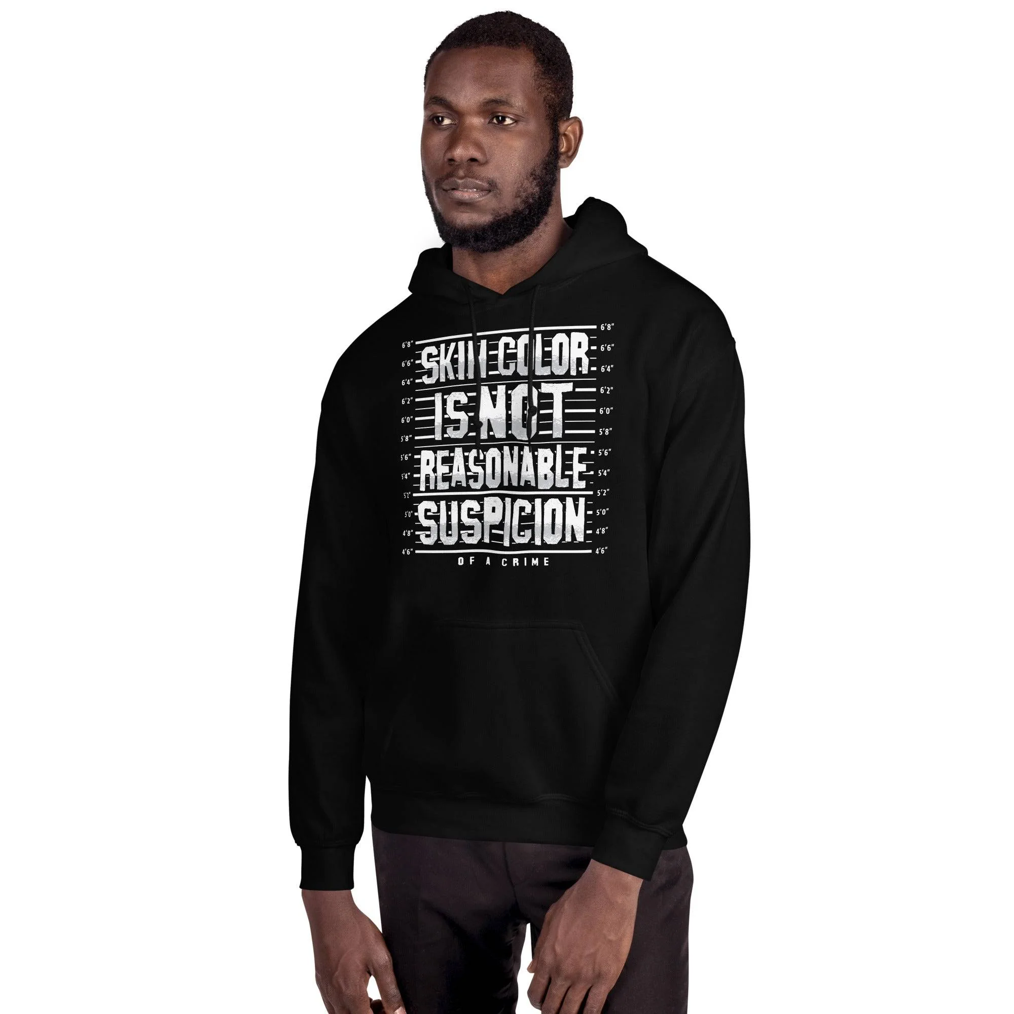 Skin Color Is Not A Crime Unisex Hoodie by TheBlackest Co. - Image 3