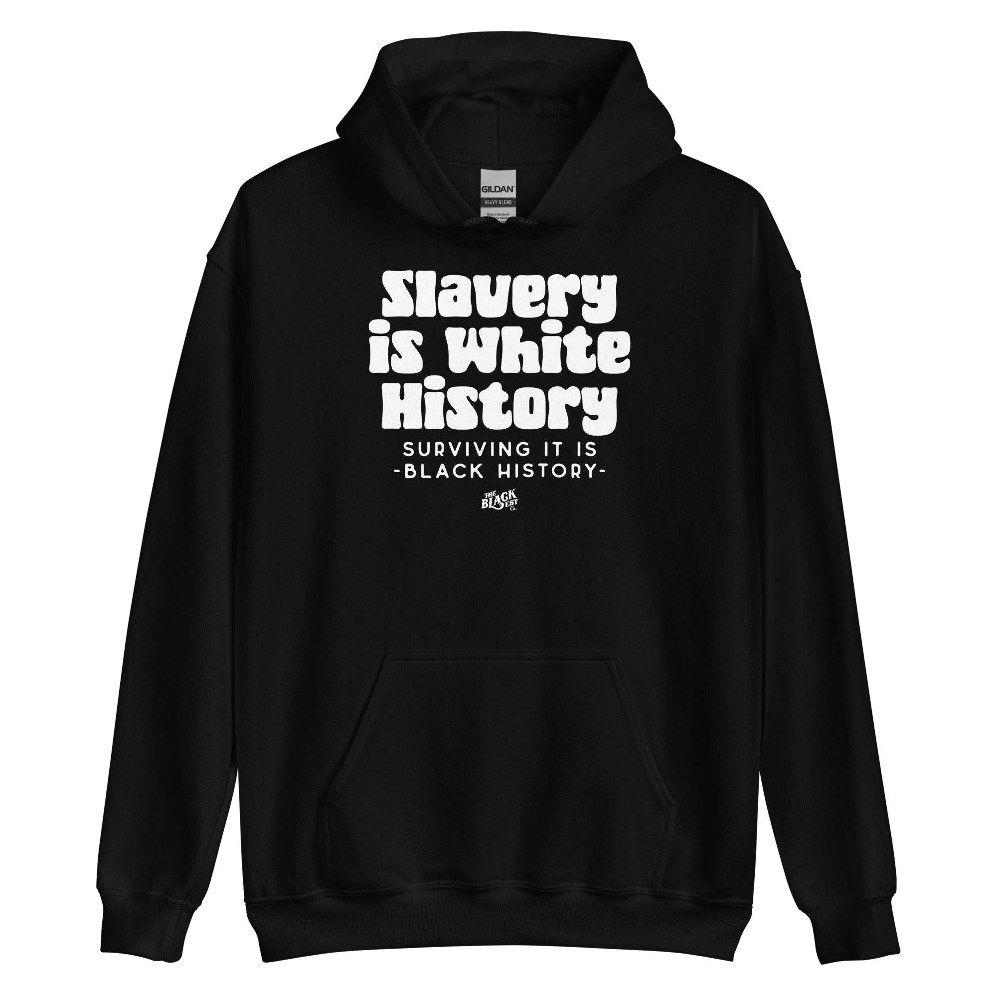 Slavery Is White History Hoodie - ALLY VERSION | by TheBlackest Co. - Image 3