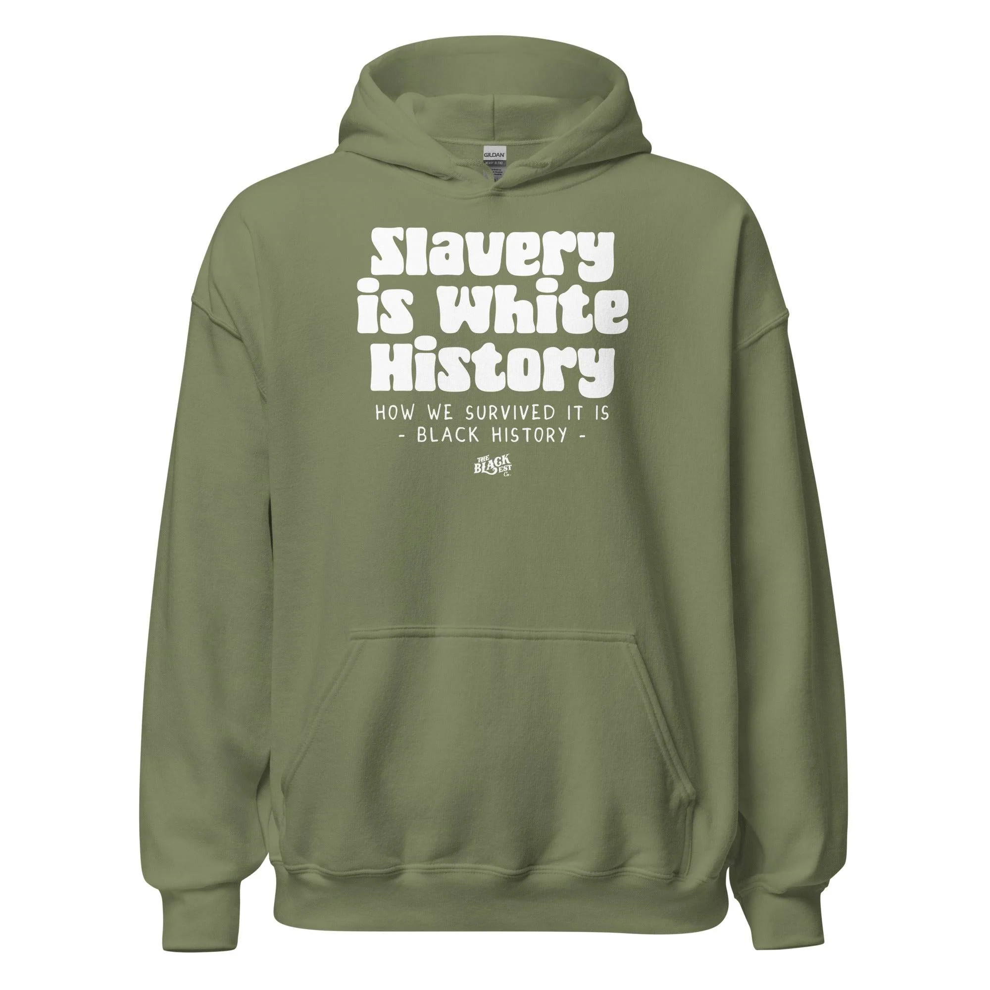 Slavery Is White History Pullover Hoodie | by TheBlackest Co. - Image 6