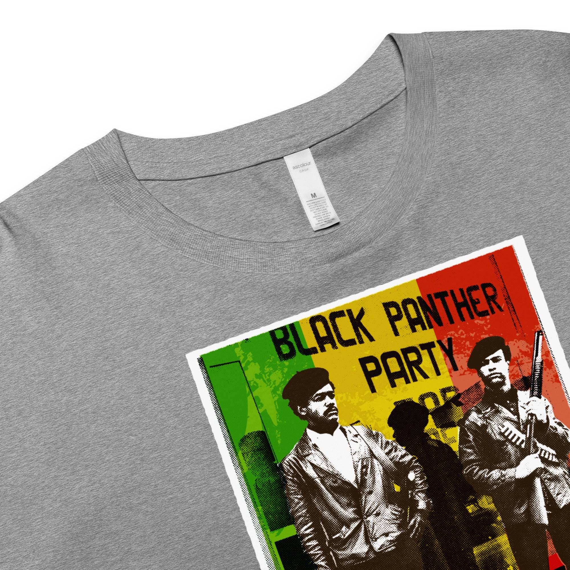 Black Panther Party Pan-African Crop Top Tee - Image 5