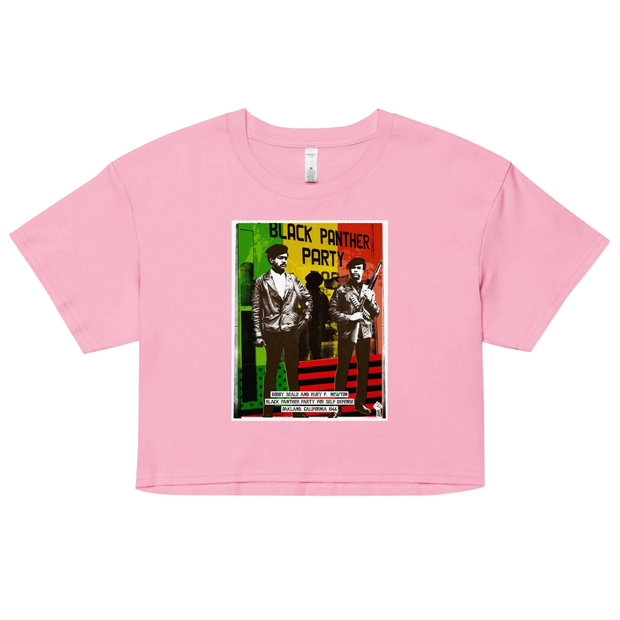 Black Panther Party Pan-African Crop Top Tee - Image 7