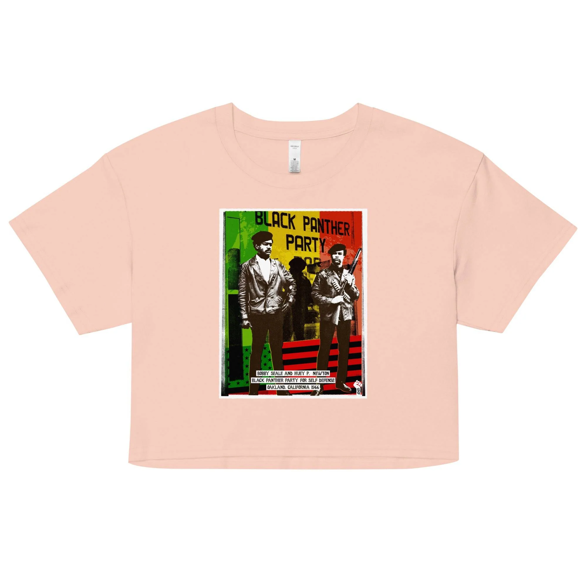 Black Panther Party Pan-African Crop Top Tee - Image 8