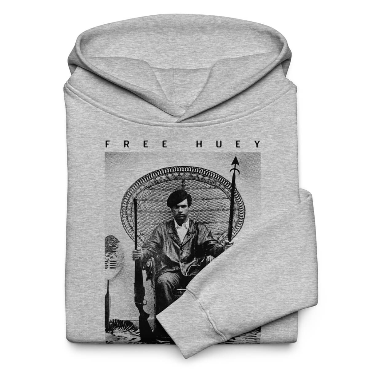 Free Huey P. Newton Chair Premium Oversized Hoodie - Image 3